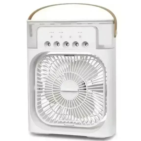 Summer Multifunctional Desktop Fan Air Humidifier Five-hole Spray Fan 3 In 1 silent air cooler Portable Practical Cooling Fan