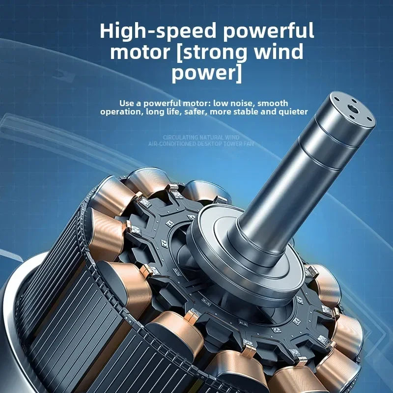 Portable 3 in 1 Mini AC Air Cooler Fan Humidifier with LED Light for Home Office Bedroom Camping Cooling