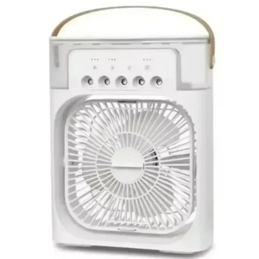 Summer Multifunctional Desktop Fan Air Humidifier Five-hole Spray Fan 3 In 1 silent air cooler Portable Practical Cooling Fan